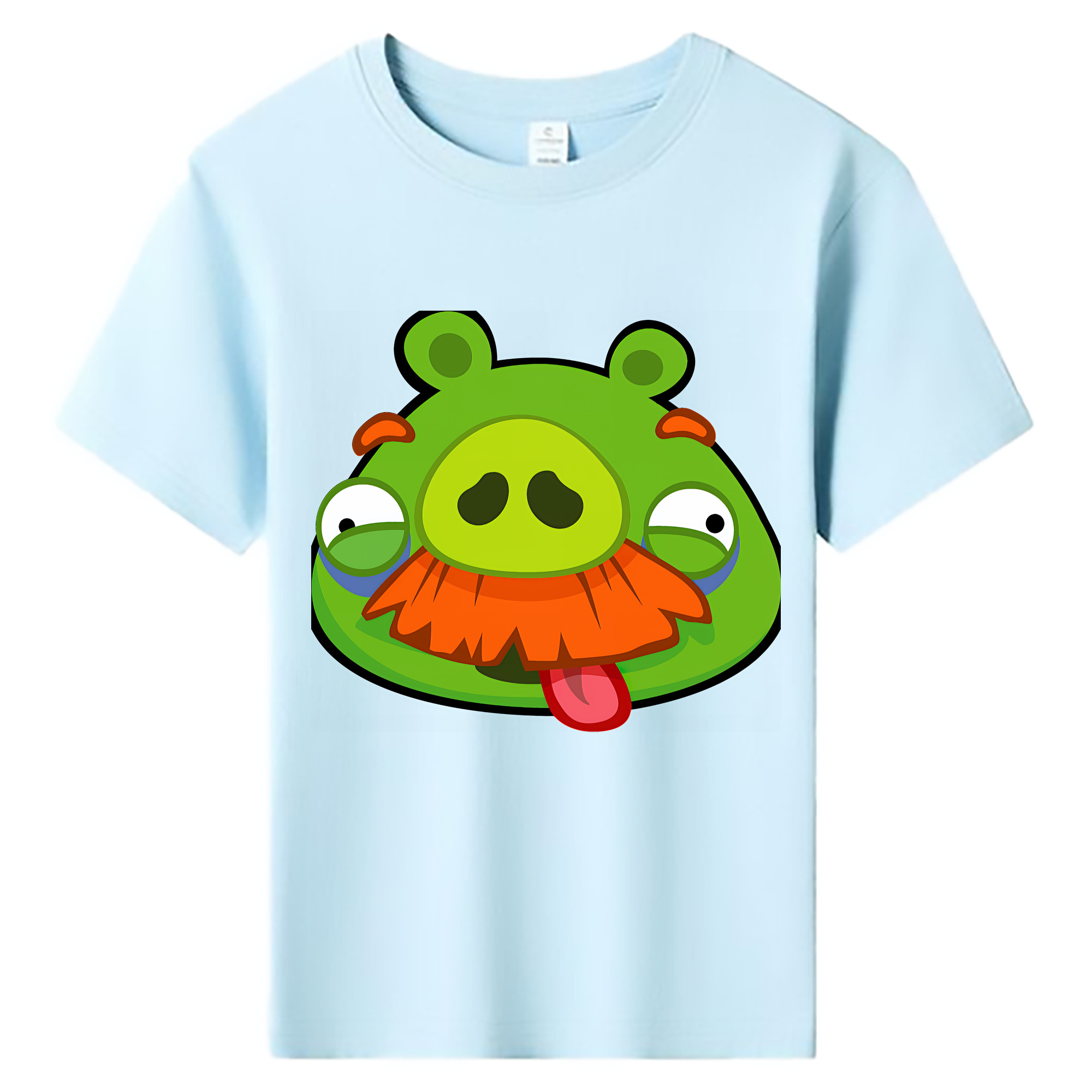 （画像用） Angry Birds アングリーバード 綿100％キッズTシャツ（フロントプリント）